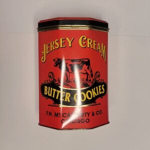 Vintage Jersey Cream Butter Cookies Tin